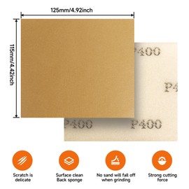 Shineboc 18 Pieces Sanding Sponge, Sanding Block Grit 150, Soft Foam Sand Block Wet Dry Sandpaper for Wood and Metal