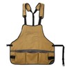 HARFINGTON Canvas Work Tool Apron 23.6"x27.8" Adjustable Belt Workshop Bib