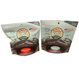 Generic Jewels Catfish Bait -Shrimp Mania Pouches/Shad Madness Pouches - 6 Pre-Filled Bait Pouches per Bag - Approx 2"" W x 2.5"" L for Catfish Bait (1, Shrimp Mania)