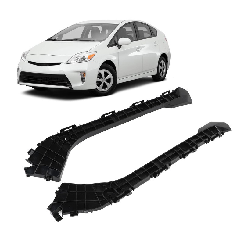 1 Pair Rear Bumper Bracket 5257647020 Shockproof Black Left and