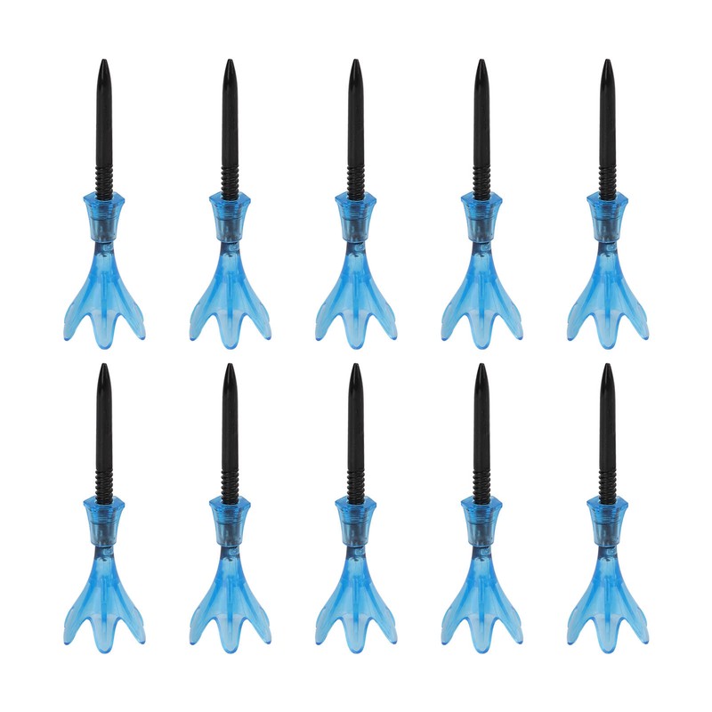 10pcs Plastic Golf Tee Ball Holder Adjustable Height Stable Practice