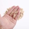 CCINEE 150 PCS Mini Wooden Clothespins,Multi-Function Clothespins Photo Paper Peg