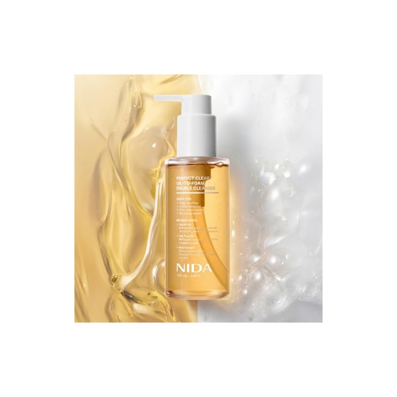 Nida Limpiador Doble de Aceite a Espuma Perfect