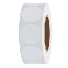 1000Pcs 1 Inch White Circle Dot Sticker Round Coding Labels Yard Sale Stickers Garage Sale Price Sticker Self-Adhesive Stickers for Classroom Office Marking Inventory Organizing Moving (White)