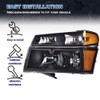 PIT66 Headlight Assembly Compatible with 2004-2012 Chevy Colorado/04-12 GMC Canyon/06