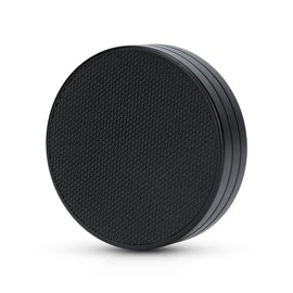 JJC Metal Lens Cap Compatible with Leica Q3 43, Q3, Q2, Q, Q-P Camera, Embossed PU Leather Texture & Fits Original & JJC Square Lens Hood (Black)