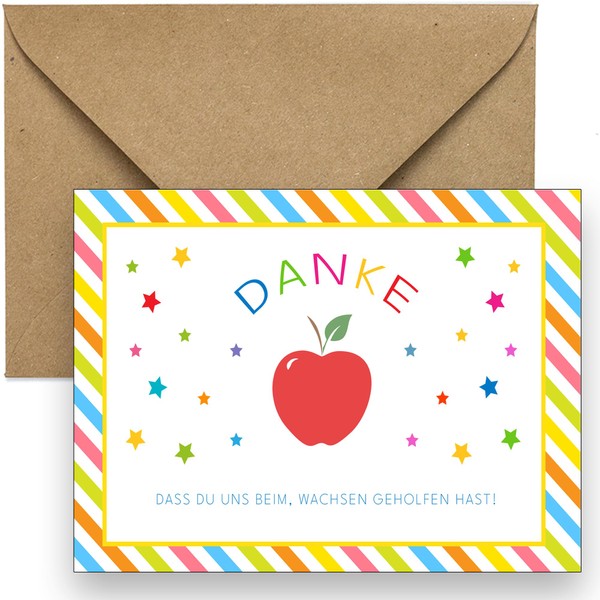 the lazy panda card company 5 Thank You Cards for