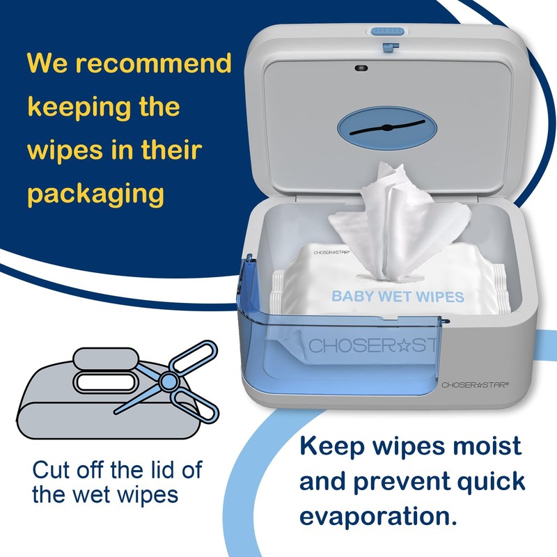 ChoserStar Baby Wipe Warmer and Dispenser Portable Heated Diaper Wipe