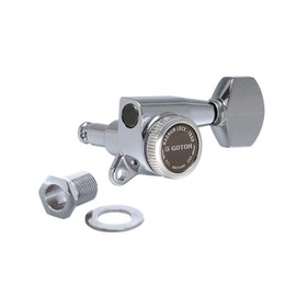 Gotoh SG381 Magnum Lock Traditional Tuners 3 Per Side, mini 07 buttons Chrome