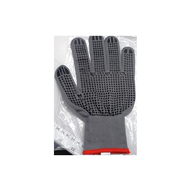 Polyco 801-MAT PVC Dotted Gripper Gloves, Single Pair, Size 7/Small,