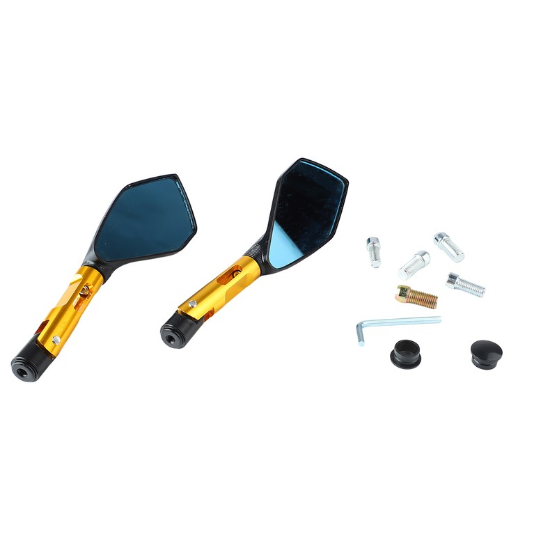 Rear View Side Mirrors Durable Aluminum Alloy Motorcycle Side Mirrors