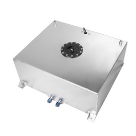 Donpida 20 Gallon Fuel Cell Aluminum Polished with Cap Level Sender Silver