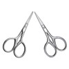 Men's Eyebrow Shaper Trimmer Scissors Set of 2 Stainless Cutting