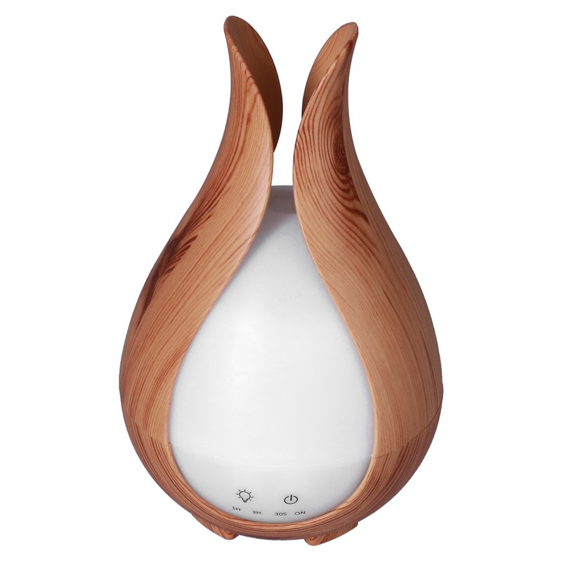 Aromatherapy Humidifier 200ml 100V to 240V Light Wood Grain Diffuser