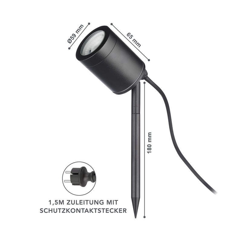 lambado® Modern Garden Light with Ground Spike Including LED 5