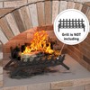 Flamorrow Ember Retainer for Fireplace Grates 16 x 10 inch,