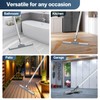 AZLIFEEU Adjustable Floor Squeegee with Replaceable Blade - Long Handle