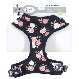 Luvable Friends Unisex Pet Harness, Floral, Medium