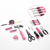 39 Piece All Purpose Basic Household Pink Tool Kit for