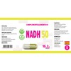 NADH 50 mg 60 Vegan Capsules, Laboratory Tested, High Dosage,
