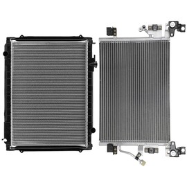 OCPTY Aluminum Radiator Replacement 1995-2004 for Toyota for Tacoma1986, 164100C010, 164100C011, 164100C021, 164100C024, 166410C011
