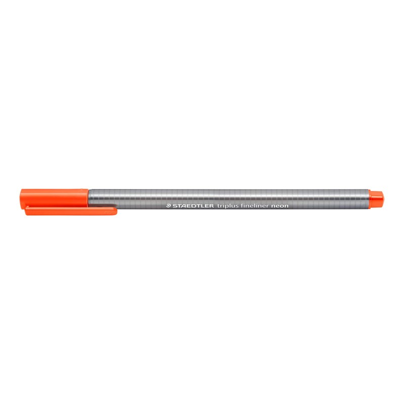 Staedtler triplus Fineliner 334–201, triangular barrel, Metal-Encased tip, approx. 0.3