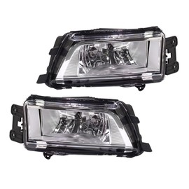 For Volkswagen Passat 2016 2017 2018 2019 Fog Light Driver and Passenger Side | Pair | Replacement For VW2592137, VW2593137 | 561941699C, 561941700C