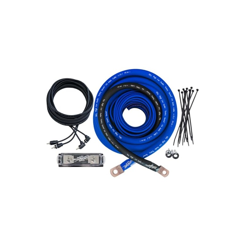 Sky High Car Audio CCA 1/0 E-Series Amp Kit -