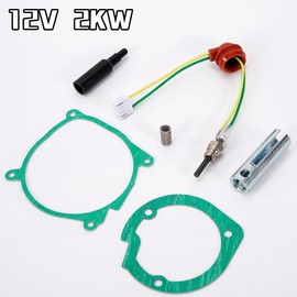 QIMEI-SHOP Glow Plug Diesel Auxiliary Heater 12V 2KW Auxiliary Heater Ceramic Glow Plugs for Car Truck Boat Air Diesel Heater Auxiliary Heater Spare Parts