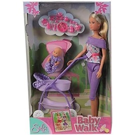 Simba, Steffi Love doll with a baby and pram, 2 assortments