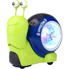 XUDUOO Crawling Toys Snail Baby Toys, Musical Light Interactive Walking Sensory Toys, Boys Girls Birthday Gifts for Kids Toddler Age 0-6 months 1 2 3 Years Old