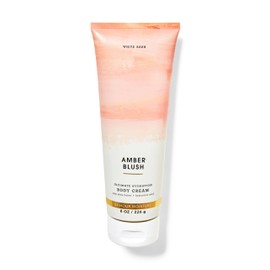 Bath and Body Amber Blush Ultimate Hydration Body Cream White Barn 8 oz / 226 g Fragrance notes: warm amber, fresh jasmine and oak moss (Pack of 1)