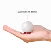 dssmboom 45-50mm Crystal Ball Ornament with Wooden Stand for Meditation,