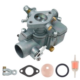 NENKUTEN Carburetor Tractor 251234R91 Carb for Farmall IH Tractor Cub 154 184 185 C60 Early Cub LoBoy Engine SN 312389, with Choke Lever Filter Gasket, Replace 251234R92 71523C92 405004R91 63349C91