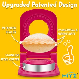 HiYZ Sandwich Cutter and Sealer - Stainless Steel Decruster Sandwich Maker - Peanut Butter and Jelly Crustless Sandwich Bread Pancake Maker Cookie Cutter for Kids Children Boys Girls