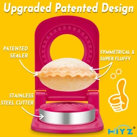 HiYZ Sandwich Cutter and Sealer - Stainless Steel Decruster Sandwich Maker - Peanut Butter and Jelly Crustless Sandwich Bread Pancake Maker Cookie Cutter for Kids Children Boys Girls