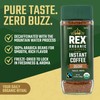 Rex Organic Fairtrade Decaf Freeze-Dried Instant Coffee – Naturally Decaffeinated