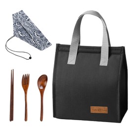 EHDWXVZM 1 Minimalist Lunch Bag, 1 Cutlery Set, Lunch Bag, Cooler Bag, Lunch Box, Insulated Lunch Bag, Lunch Bag for Adults, Lunch Box Bag, Cooler Bag