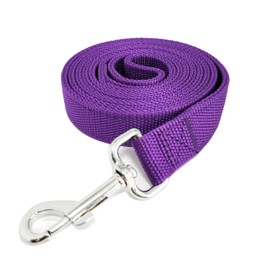 Nylon Dog Leash with 2-Layer, 4 FT/ 6 FT/ 7FT Long, 1 Inch Wide for Medium Large Dogs