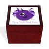 CafePress Flying Purple People Eater Memory Keepsake Jewelry Box, 5"x5"x3.75"