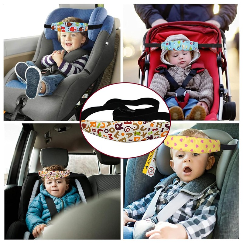 Lyyxjsltd Baby Seat Head Support Belt & Seat Belt Cover