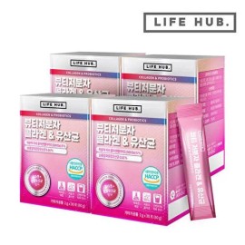 Life Hub [Life Herb] Life Herb Beauty Low Molecular Collagen Lactobacillus 4 Sets (2g x 120 Packets) 4 Month Supply None / [라이프허브]라이프허브 뷰티저분자 콜라겐 유산균 4세트(2g x 120포) 4개월분 없음