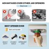 Upgraded Stainless Steel Jar Opener for Seniors – Easy One-Handed