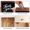 BORDEAG Wooden suggestion box, donation box, lockable, ballot box, donation