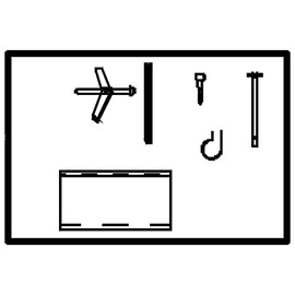 5304513469 Microwave Installation Hardware Kit Genuine Original Equipment Manufacturer (OEM) Part