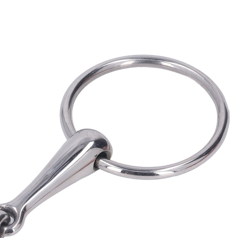Horse Snaffle Stainless Steel Flexible Jointed Wearable Rust Proof O