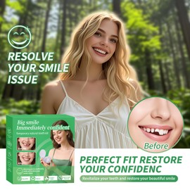 Temporary Veneers Kit for Women and Men, Tooth Replacement Kit, Nature and Comfortable-QQ1