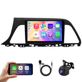 Car Stereo Upgrade for Hyundai Sonata 2015 2016 2017 Radio with Wireless Carplay Android Auto, 9inch HD Touch Screen Android Car Audio Multimedia Receiver Support Bluetooth GPS WiFi AHD Backup Camera