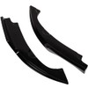 cciyu Rear Bumper Lower Side Splitters Apron Valance Compatible For