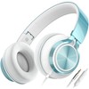 AILIHEN C8 Headphones with Microphone and Volume Control Folding Lightweight